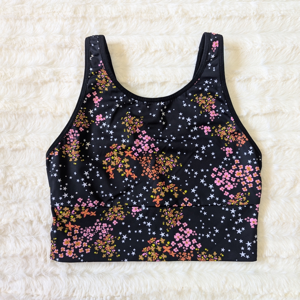 Victoria's Secret Black and Pink Sports Bra Intimates